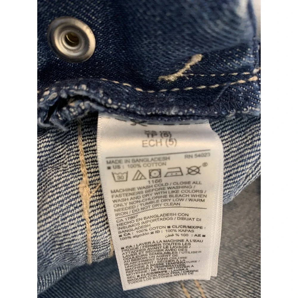 Old Navy Overall Denim Dress Girl‎ Size XS 5